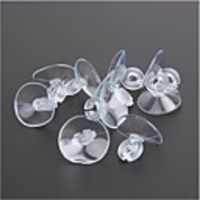Fish Tank Aquarium Decoration Waterproof Ornament Tubes Tunnels Transparent Waterproof Portable Easy to Install Plastic 5 Pieces 2.5 cm