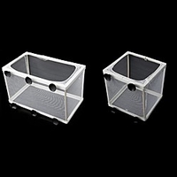 Fish Tank Aquarium Guppy Breeding Breeder Fish Baby Gauze Trap Box Isolator