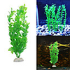 Fish Tank Arquatic Plant Fish Bowl Ornament Waterplant Artificial Plants Green Non-toxic Tasteless Artificial Decoration Plastic 3 Pieces 26 cm