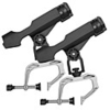 Fishing Boat Rods Holder 360 Degree Rotation Adjustable Fishing Rod Racks Folding Holder with Large Clamp Opening