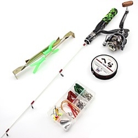 Fishing Rod and Reel Combo Ice Fishing Rod Carbon Mini Portable Lightweight Freshwater and Saltwater Ice Fishing Lure Fishing / Ultra Smooth miniinthebox