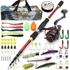 Fishing Rod and Reel Combo Telescopic Rod Carbon Mini Portable Lightweight Freshwater and Saltwater Sea Fishing Lure Fishing / Ultra Smooth miniinthebox