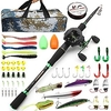 Fishing Rod and Reel Combo Telescopic Rod Carbon Mini Portable Lightweight Freshwater and Saltwater Sea Fishing Lure Fishing / Ultra Smooth miniinthebox