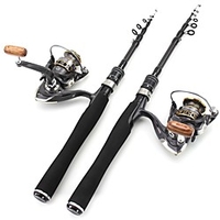 Fishing Rod and Reel Combo Telescopic Rod Carbon Mini Portable Lightweight Freshwater and Saltwater Sea Fishing Lure Fishing / Ultra Smooth miniinthebox