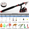 Fishing Rod and Reel Combo Telescopic Rod Carbon Mini Portable Lightweight Freshwater and Saltwater Sea Fishing Lure Fishing miniinthebox