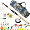 Fishing Rod and Reel Combo Telescopic Rod Carbon Mini Portable Lightweight Freshwater and Saltwater Sea Fishing Lure Fishing miniinthebox