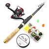 Fishing Rod and Reel Combo Telescopic Rod Carbon Mini Portable Lightweight Freshwater and Saltwater Sea Fishing miniinthebox