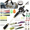 Fishing Rod and Reel Combo Telescopic Rod High Speed Portable Lightweight Sea Fishing / Ultra Smooth miniinthebox