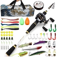 Fishing Rod and Reel Combo Telescopic Rod High Speed Portable Lightweight Sea Fishing / Ultra Smooth miniinthebox