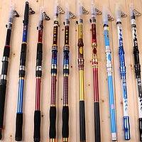Fishing Rod Telespin Rod 67 cm Carbon Fiber Portable Telescopic Sea Fishing