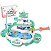 Fishing Toy Rotating Fishing Toy Penguin Fish Magnetic Electric 2 Players ABS Kid