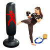 Fitness Punching Bag Heavy Punching Bag Inflatable Punching Tower Bag Freestanding Children Fitness Play Adults De-Stress Boxing Target Bag 5.25ft miniinthebox