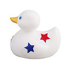 Five-pointed Star Pattern Bath Duck-White