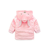 Flannel Bathrobe for Baby,  Cute Pink Rabbit Soft Absorbent Home Wear Children