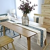 Flannel Embroidery American Country Table Cloth Art Home Table Runner