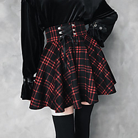 Flapper Girl Vintage Gothic Vacation Dress Skirt Masquerade Women