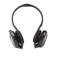 Flash Memory TF Card Headset MP4 Player (Black)