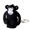 Flashing-Eyes Monkey 2-LED Flashlight Keychain with Sound Effects