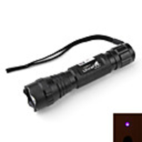 Flashlight-Shape Blue Laser with Charger and Battery (5mw, 405nm, Black)