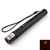 Flashlight-Shape Red Laser Pointer with Batteries (5mw, 605nm, Black)