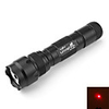 Flashlight Shaped Red Laser Pointer with Battery (5mw, 605nm, Black)