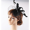 Flax Headdress with Feather / Bowknot 1 Piece Wedding Headpiece