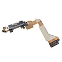 Flex Cable With Plug In Connector For Iphone 4G(WHITE)