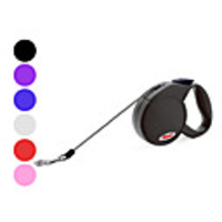 Flexi Retractable Dog Leash (Up to 18lbs,  10-Feet,  Assorted Colors)