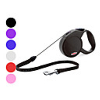 Flexi Retractable Dog Leash (Up to 44lbs,  16-Feet,  Assorted Colors)