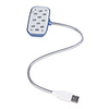Flexible Neck USB Powered 10-LED Keyboard Light for Laptop (Blue)