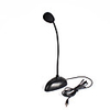 Flexible Stand Mini Studio Speech Microphone 3.5mm Plug Gooseneck Mic Wired Microphone for Computer PC Desktop Notebook