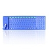 Flexible USB Wireless QWERTY Keyboard (Violet)