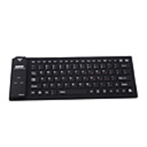 Flexible Wireless Bluetooth QWERTY Keyboard (Black)