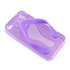 Flip-Flog Slipper TPU Cover Case for iPhone 4 - Purple