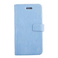 Flip Leather Case Pouch Cover for Iphone4 (Blue)