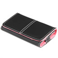 Flip-On Protective PU Case for iPhone 2G / 3G / 3GS (Black)