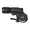 Flood-to-Throw Zooming Cree P4-WC 3-Mode LED Bike Light with Mount (3 AAA)