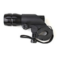 Flood-to-Throw Zooming Cree P4-WC 3-Mode LED Bike Light with Mount (3 AAA)