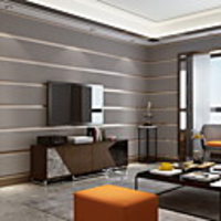 Floral / Botanical Home Decoration Modern Wall Covering,  Nonwoven Material Adhesive required Wallpaper,  Room Wallcovering