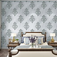 Floral / Botanical Home Decoration Modern Wall Covering,  Nonwoven Material Adhesive required Wallpaper,  Room Wallcovering