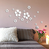 Floral / Botanical Wall Stickers Mirror Wall Stickers Decorative Wall Stickers,  Acrylic Home Decoration Wall Decal Wall Decoration 1pc Wall Stickers for bedroom living room miniinthebox