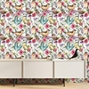 Floral Plants Texture Self-adhesive Wallpaper Environmental Protection Waterproof Removable Living Room Wall Stickers miniinthebox