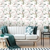 Floral Plants Wall Stickers Study Room / Bedroom,  Removable / Pre-pasted PVC Home Decoration Wall Decal 1pc miniinthebox