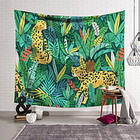 Floral Animal Wall Tapestry Art Decor Blanket Curtain Hanging Home Bedroom Living Room Decoration Polyester miniinthebox