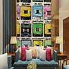 Floral Art Deco Landscape Home Decoration Classic Modern Wall Covering,  Canvas Material Adhesive required Wallpaper Mural Wall Cloth,  Room Wallcovering