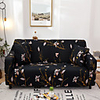 Floral Print 1-Piece Sofa Cover Couch Cover Furniture Protector Soft Stretch Slipcover Spandex Jacquard Fabric Super Fit for 1~4 Cushion Couch and L Shape Sofa, Easy to Install(1 Free Cushion Cover)