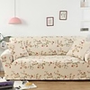 Floral Print 1-Piece Sofa Cover Couch Cover Furniture Protector Soft Stretch Slipcover Spandex Jacquard Fabric Super Fit for 1~4 Cushion Couch and L Shape Sofa, Easy to Install(1 Free Cushion Cover)