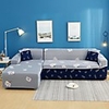 Floral Print 1-Piece Sofa Cover Couch Cover Furniture Protector Soft Stretch Sofa Slipcover Spandex Jacquard Fabric Super Fit for 1~4 Cushion Couch and L Shape Sofa, Easy to Install