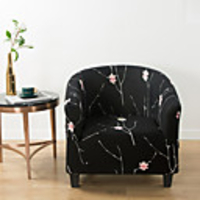 Floral Print Club Chair Slipcover Stretch Armchair CoverSofa Cover Furniture Protector for Living Room Arm Chair Cover Couch Covers