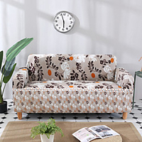 Floral Print Dustproof All-powerful Slipcovers Stretch Sofa Cover Super Soft Fabric Couch Cover with One Free Boster Case(Chair/Love Seat/3 Seats/4 Seats) miniinthebox